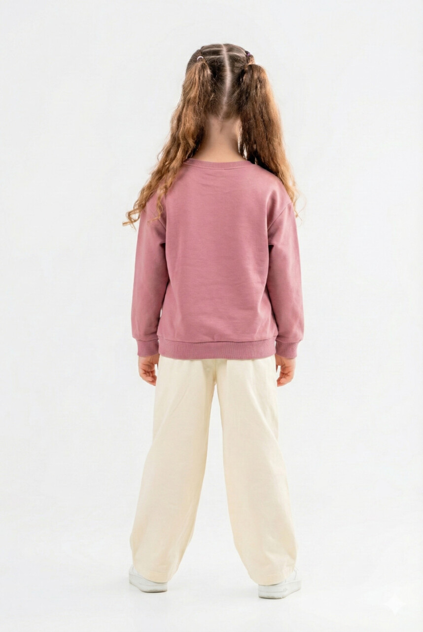 طقم بدلة بناتي مكون من قطعتين للأعمار من 8 إلى 14 عامًا SET0394 - 2