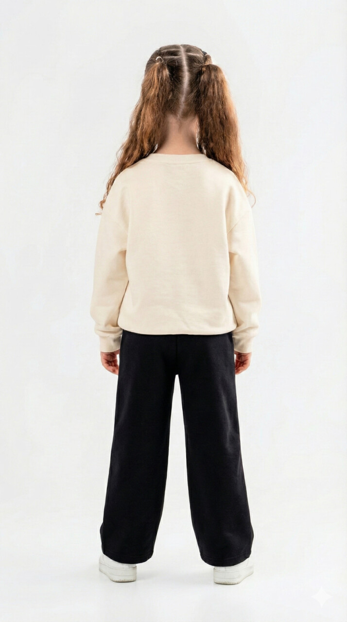 طقم بدلة بناتي مكون من قطعتين للأعمار من 8 إلى 14 عامًا SET0395 - 2