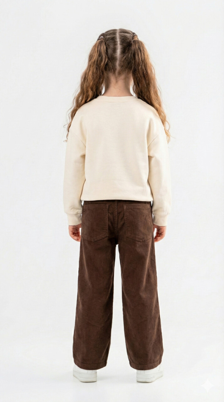 طقم بدلة بناتي مكون من قطعتين للأعمار من 8 إلى 14 عامًا SET0397 - 2