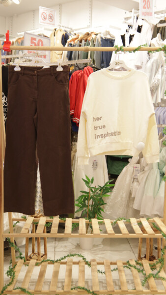 طقم بدلة بناتي مكون من قطعتين للأعمار من 8 إلى 14 عامًا SET0397 - 3