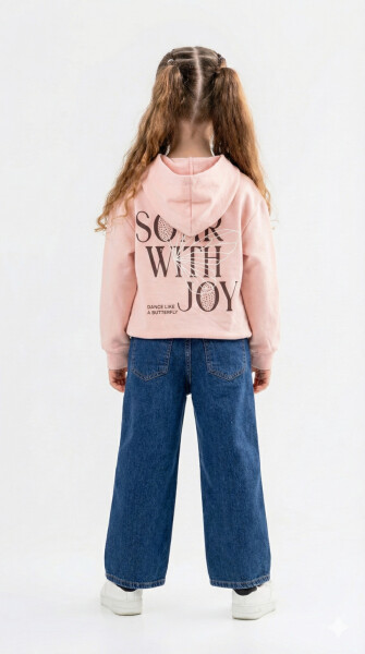 طقم بدلة بناتي مكون من قطعتين للأعمار من 8 إلى 14 عامًا SET0400 - 2