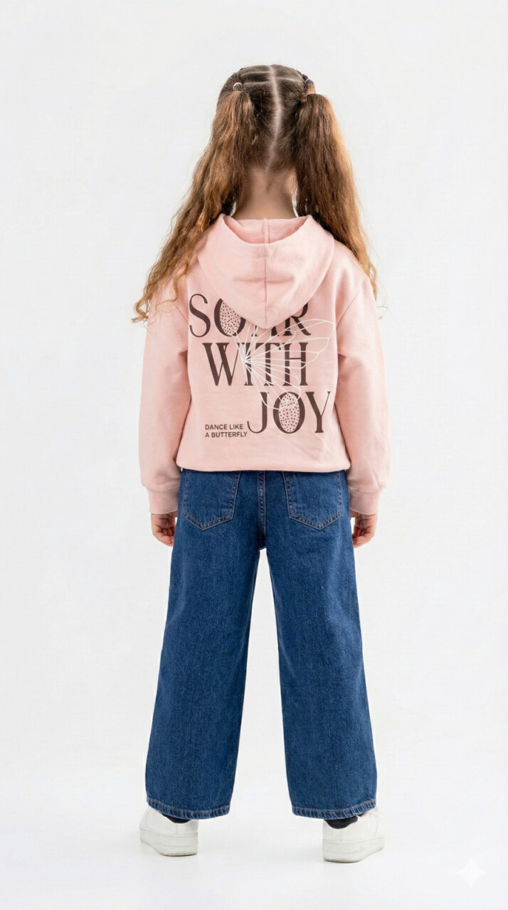 طقم بدلة بناتي مكون من قطعتين للأعمار من 8 إلى 14 عامًا SET0400 - 2