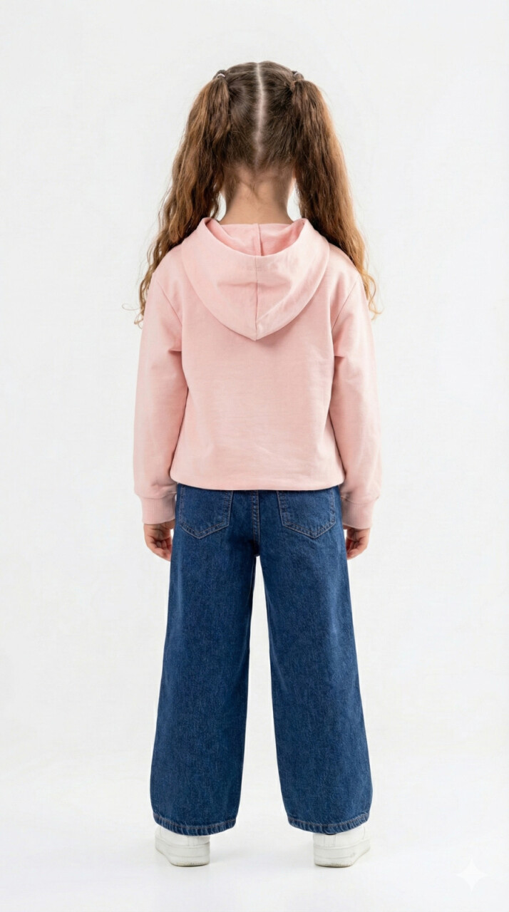 طقم بدلة بناتي مكون من قطعتين للأعمار من 8 إلى 14 عامًا SET0401 - 2