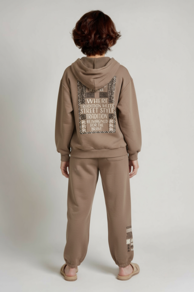 طقم بدلة مكون من قطعتين للأولاد من عمر 8 إلى 14 عامًا SET0440 - 2