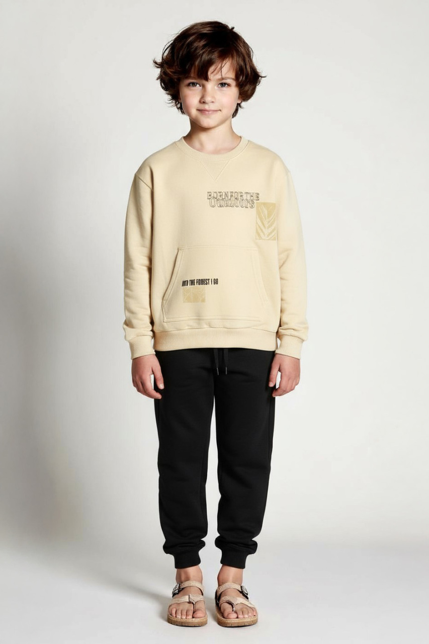 طقم بدلة للأولاد من عمر 8 إلى 14 سنة SET0446 - 1