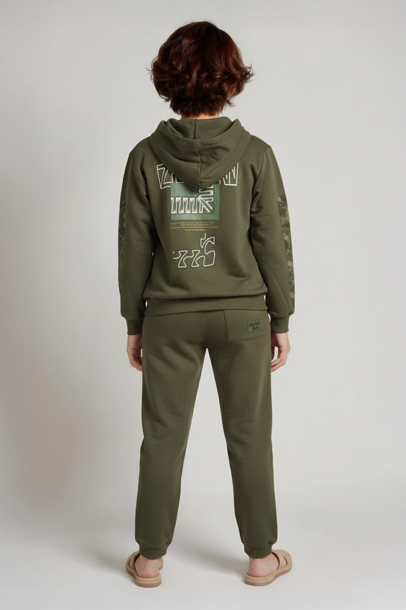 طقم رياضي مكون من 3 قطع للأولاد من عمر 8 إلى 14 عامًا SET0456 - 3