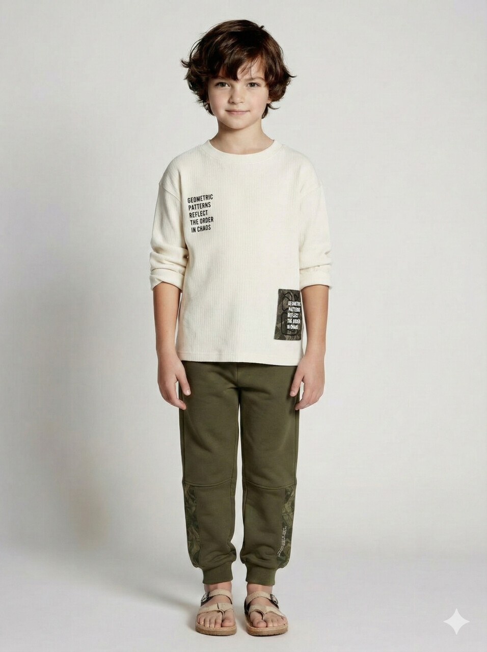 طقم رياضي مكون من 3 قطع للأولاد من عمر 8 إلى 14 عامًا SET0456 - 4