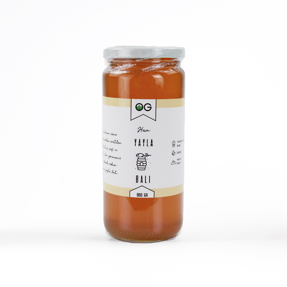 OG Natural Ham Yayla Çiçek Balı 660 Gr - 1