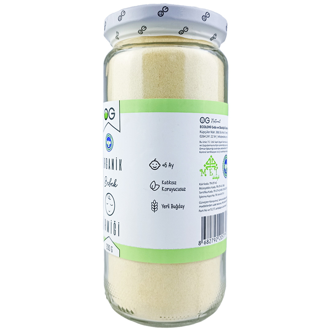 OG Natural Organik Bebek İrmiği 330 Gr - 3