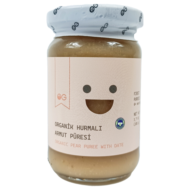 OG Natural Organik Hurmalı Armut Püresi 105 Gr - 1