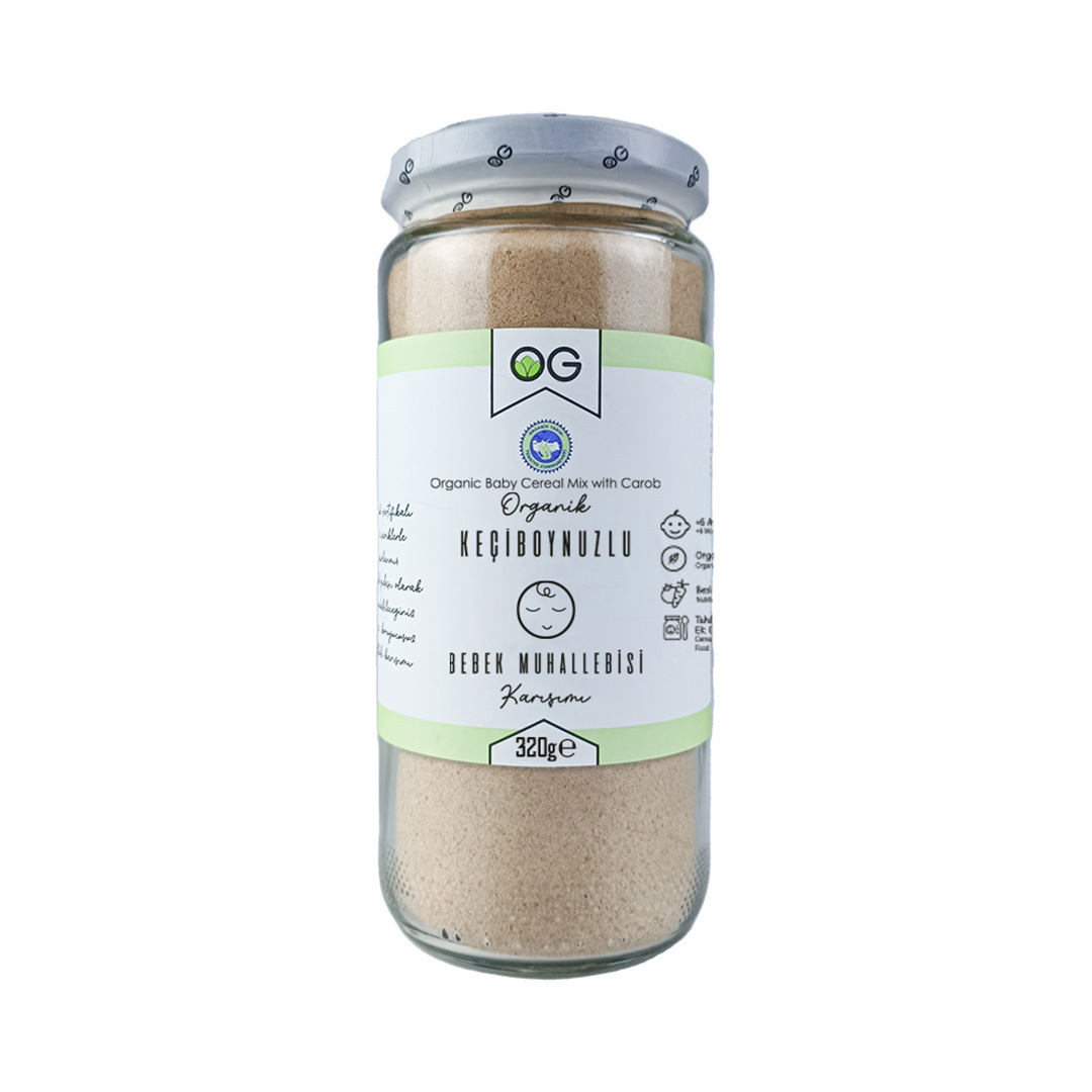 OG Natural Organik Keçiboynuzlu Bebek Muhallebisi Karışımı 320 Gr - 1