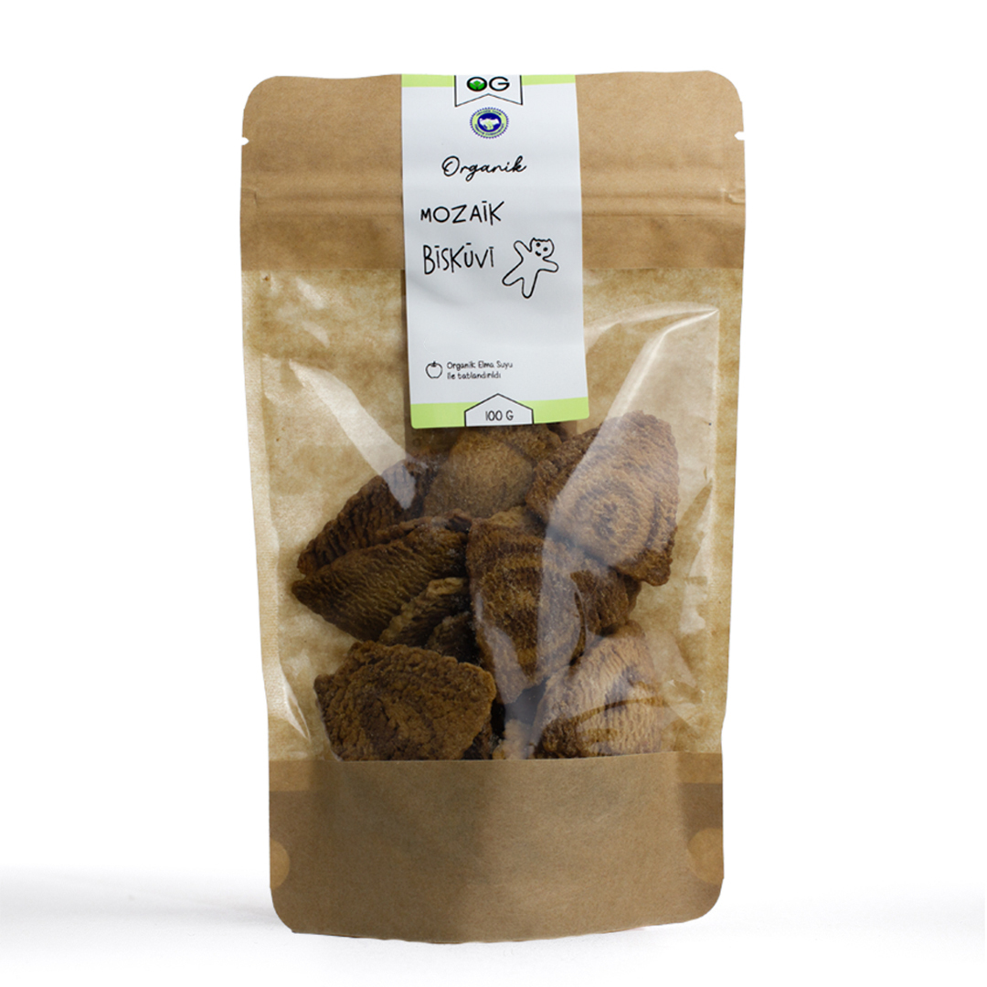 OG Natural Organik Mozaik Bisküvi 100 Gr - 1