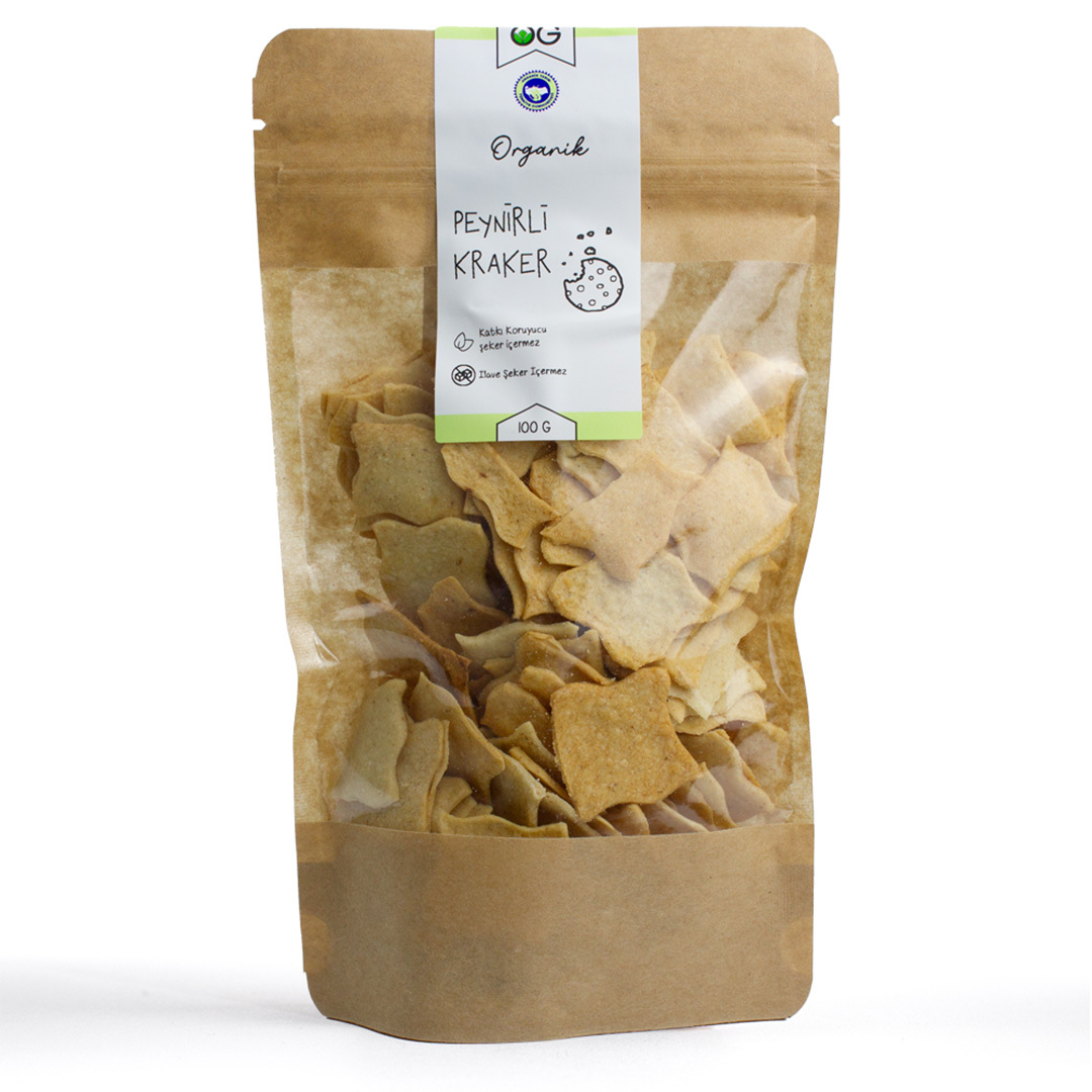 OG Natural Organik Peynirli Kraker 100 Gr - 1