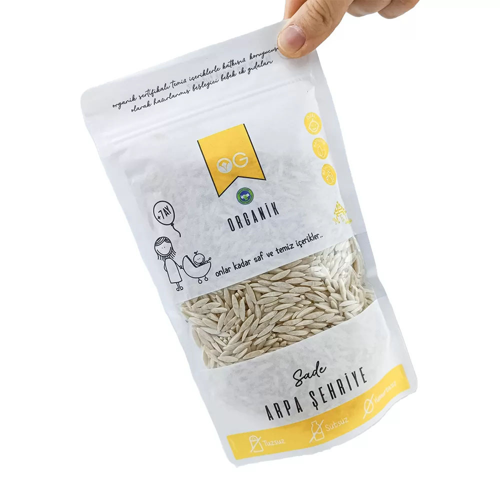 OG Natural Organik Sade Arpa Şehriye 250 Gr - 3