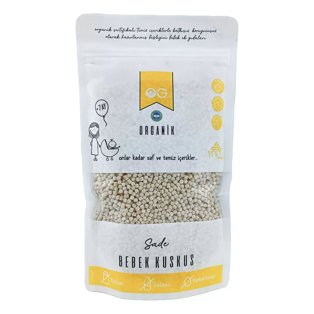 OG Natural Organik Sade Bebek Kuskus 250 Gr - 1