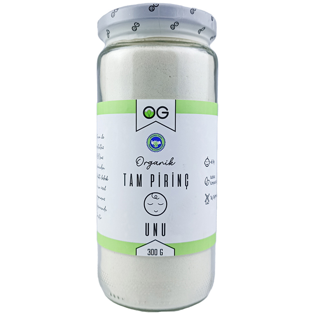 OG Natural Organik Tam Pirinç Unu 300 Gr - 1