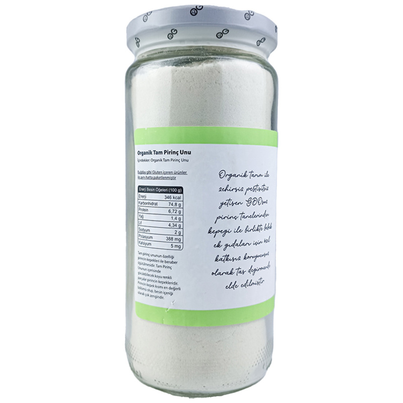 OG Natural Organik Tam Pirinç Unu 300 Gr - 2
