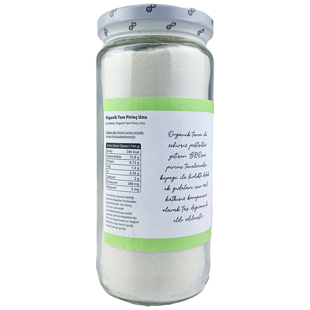 OG Natural Organik Tam Pirinç Unu 300 Gr - 2