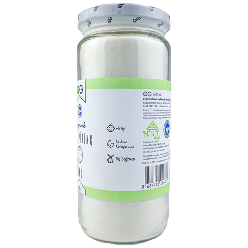 OG Natural Organik Tam Pirinç Unu 300 Gr - 3