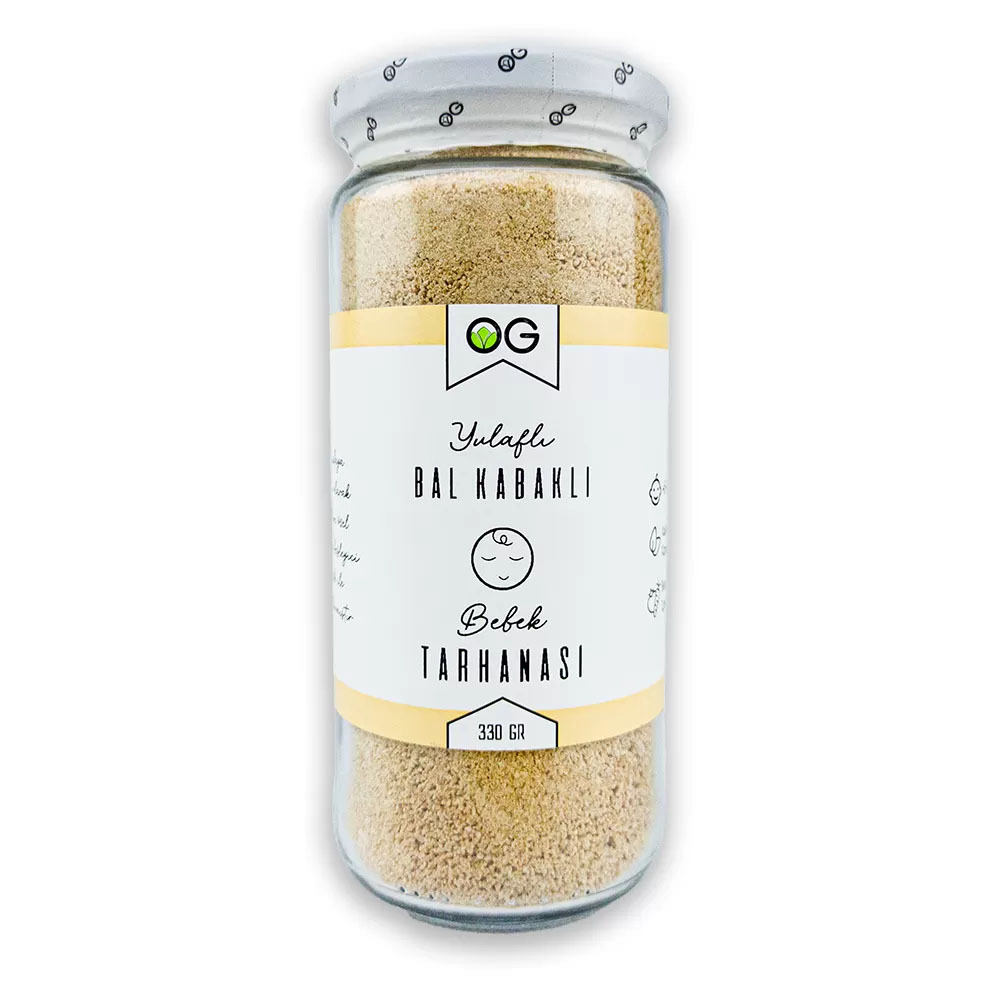 OG Natural Organik Yulaflı Bal Kabaklı Bebek Tarhanası 330 Gr - 1
