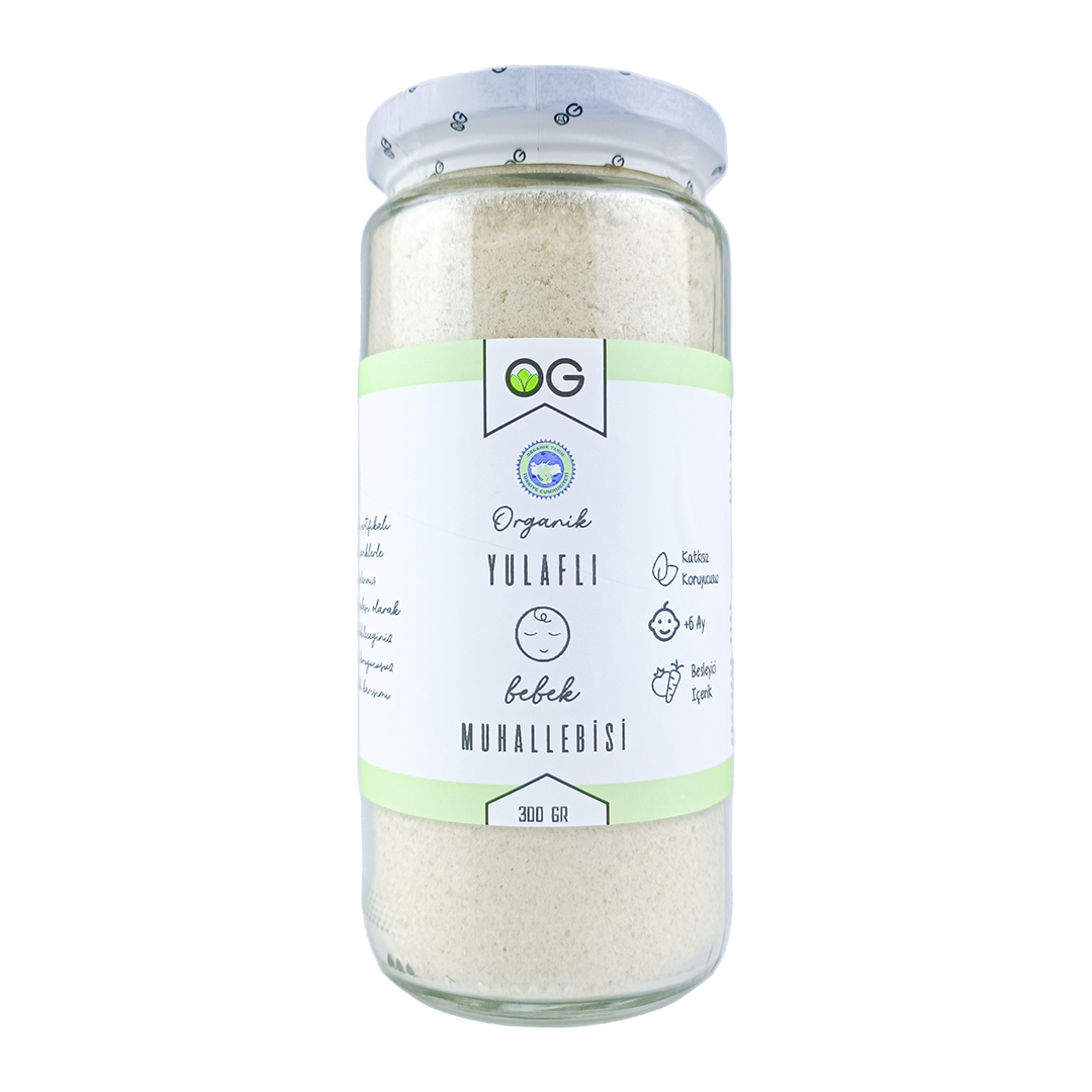 OG Natural Organik Yulaflı Bebek Muhallebisi Karışımı 300 Gr - 1