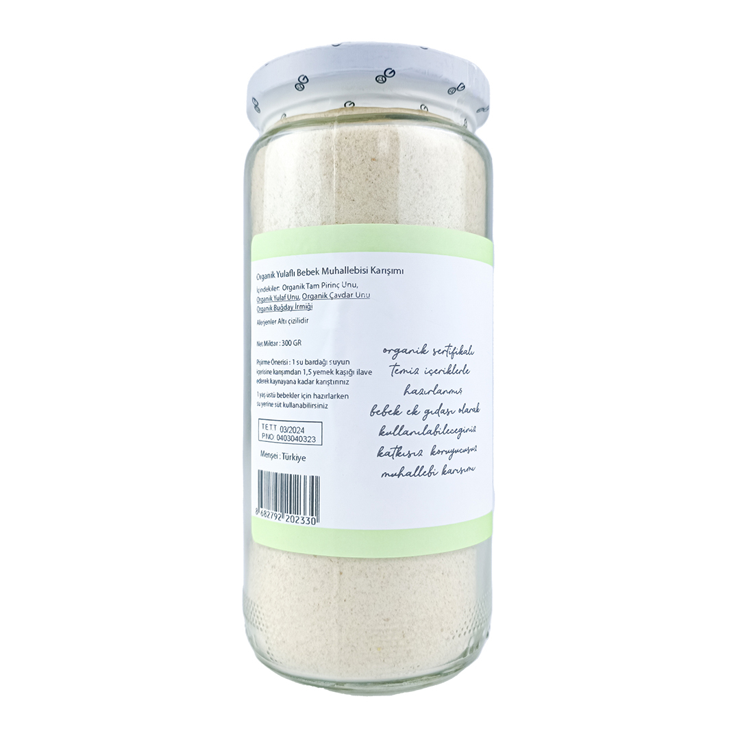 OG Natural Organik Yulaflı Bebek Muhallebisi Karışımı 300 Gr - 2