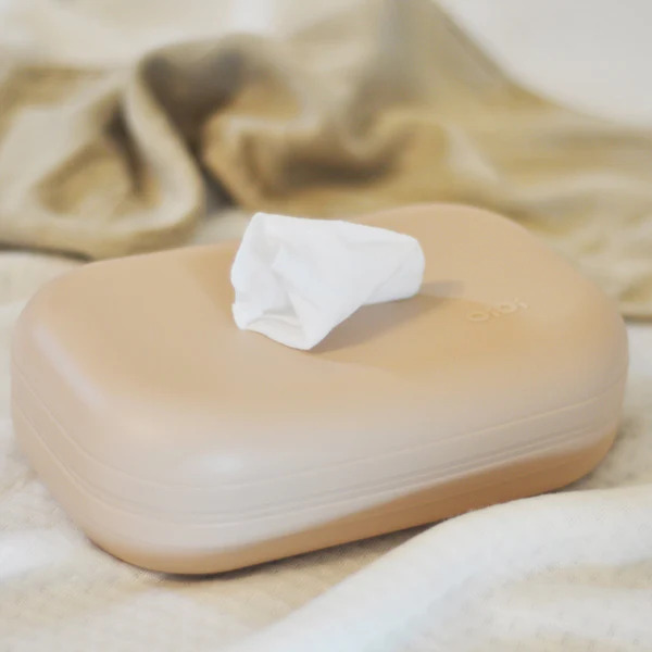 علبة مناديل OiOi Bubble Beige - 2