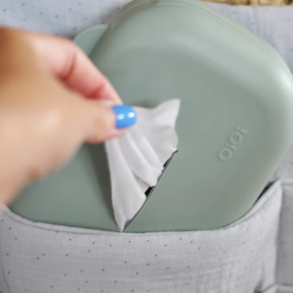 علبة مناديل OiOi Bubble Beige - 3