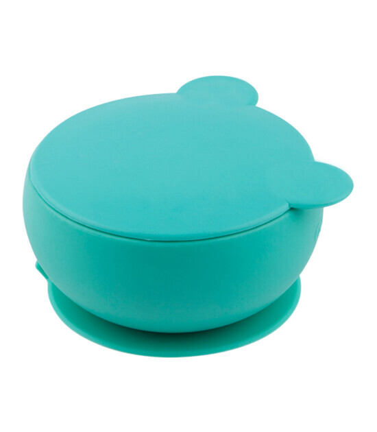 OiOi Blw I Silikon Beslenme Seti 3'Lü (Kaseli) Aqua Green - 4