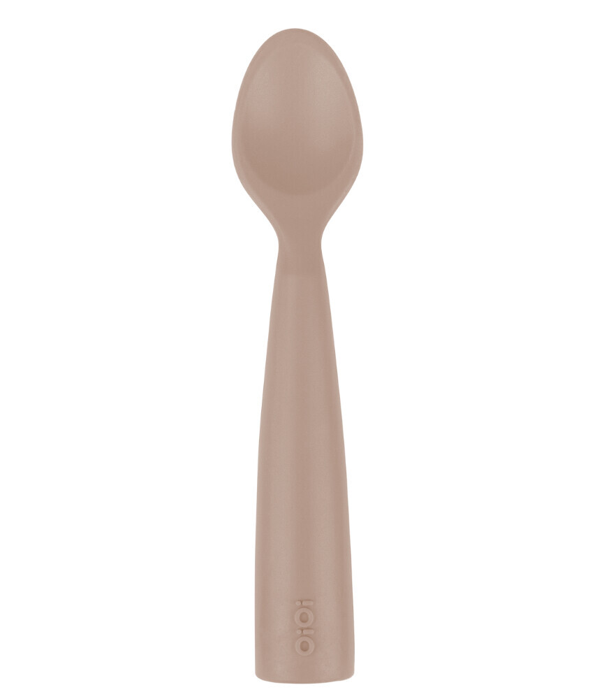 OiOi Nam Nam Silikon Mama Kaşığı Bubble Beige - 1