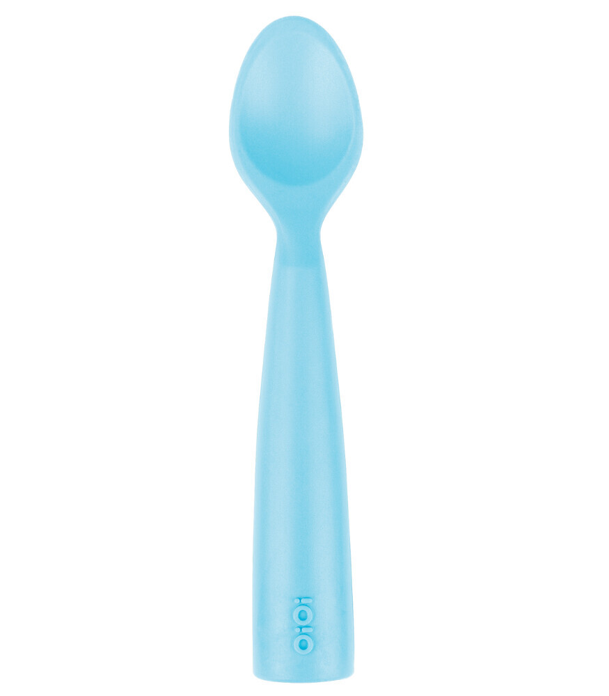 OiOi Nam Nam Silikon Mama Kaşığı Mineral Blue - 1