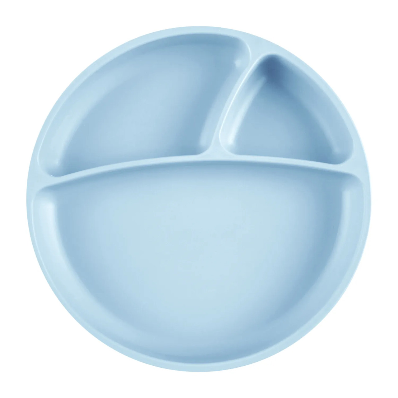 OiOi Porsiyon Vakum Tabanlı Silikon Tabak Mineral Blue - 1