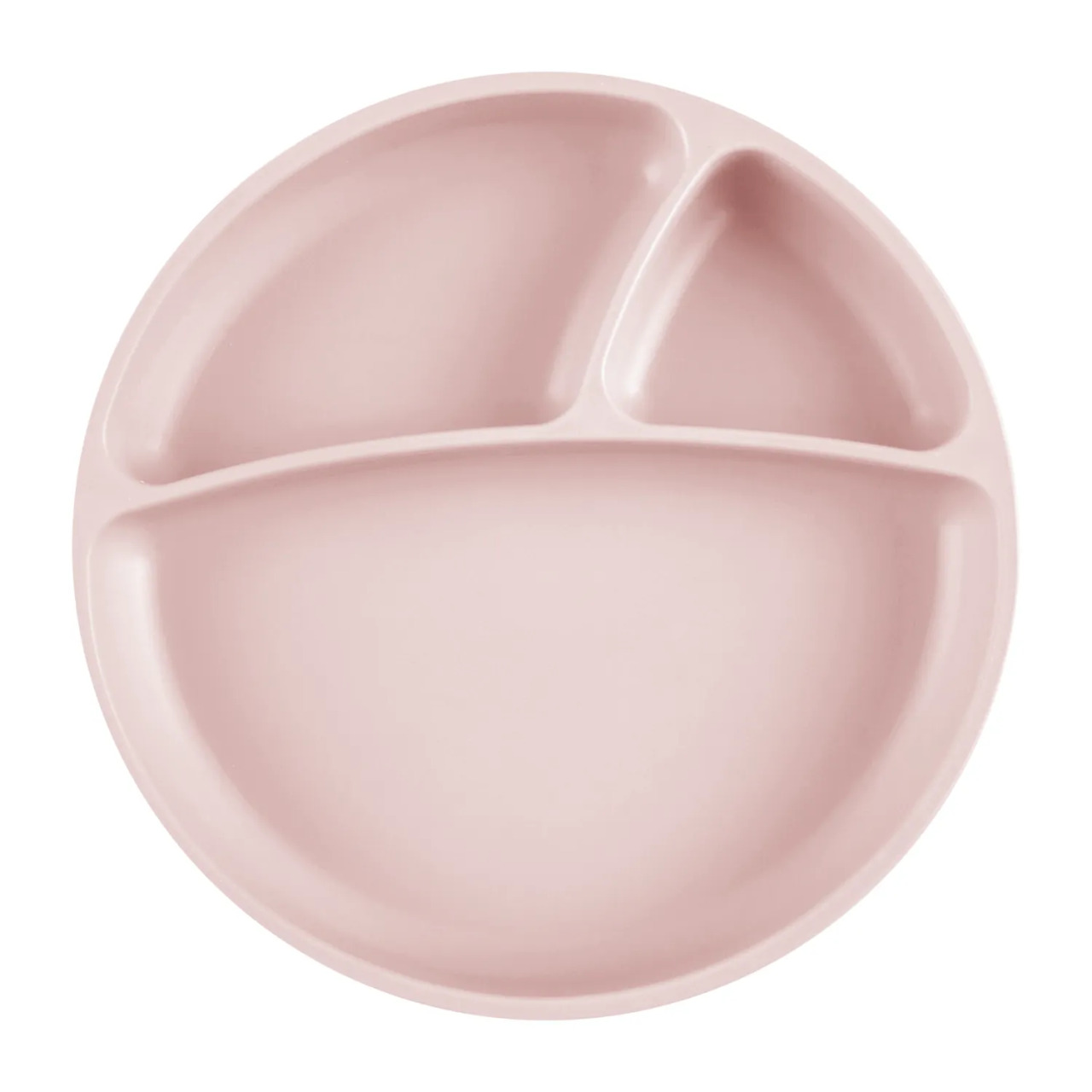 OiOi Porsiyon Vakum Tabanlı Silikon Tabak Pinky Pink - 1