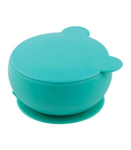 OiOi Silikon Kapaklı Kase Aqua Green - 1