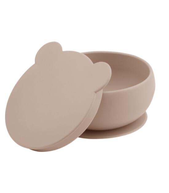 OiOi Silikon Kapaklı Kase Bubble Beige - 2