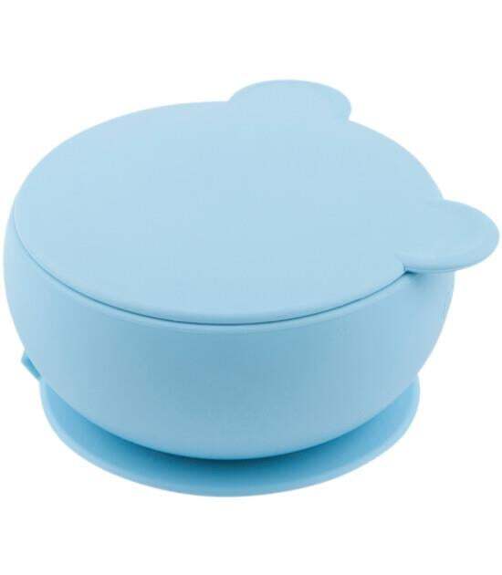 OiOi Silikon Kapaklı Kase Mineral Blue - 1