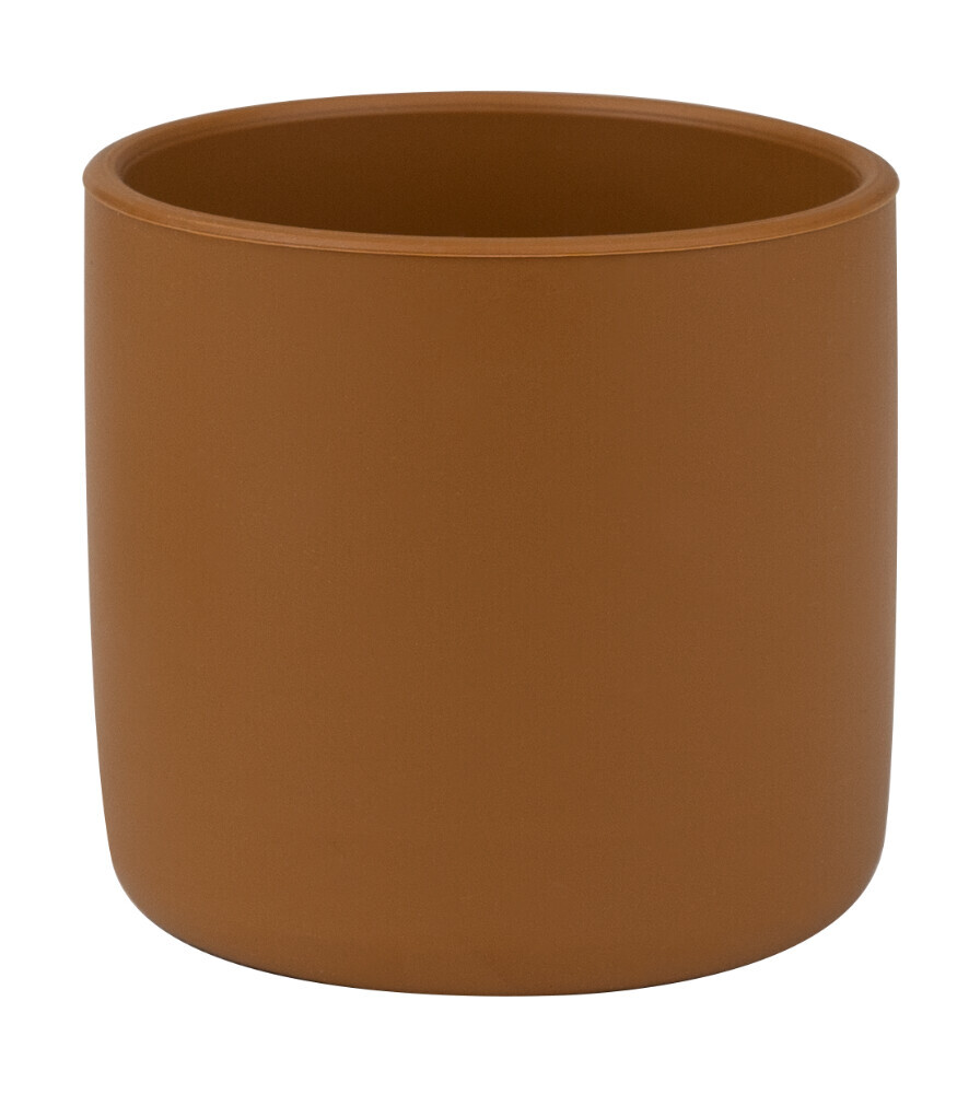 OiOi Silikon Mini Bardak Woody Brown - 1