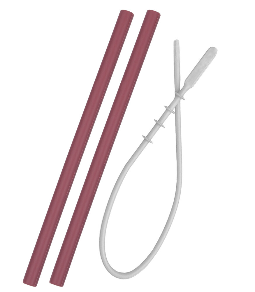 OiOi Silikon Pipet 2li ve Temizleme Fırçası Velvet Rose - 1