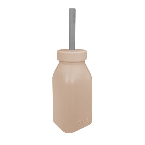 Oioi Şişe + Pipet 200 ml Bubble Beige / Powder Grey - 1