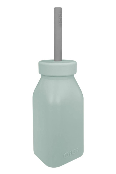 Oioi Şişe + Pipet 200 ml River Green / Powder Grey - OiOi
