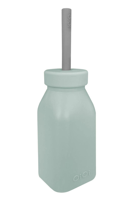 Oioi Şişe + Pipet 200 ml River Green / Powder Grey - 1
