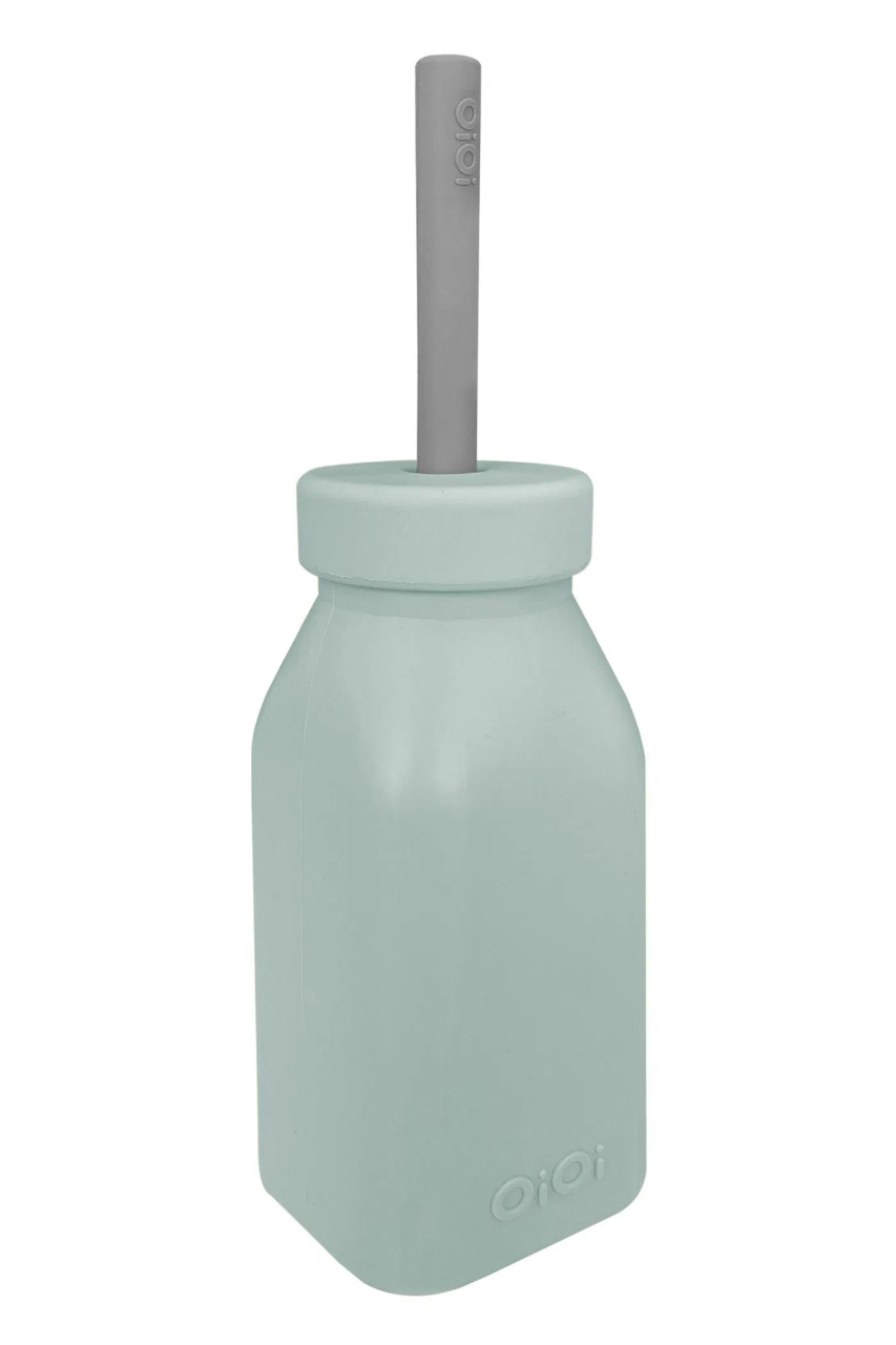 Oioi Şişe + Pipet 200 ml River Green / Powder Grey - 1