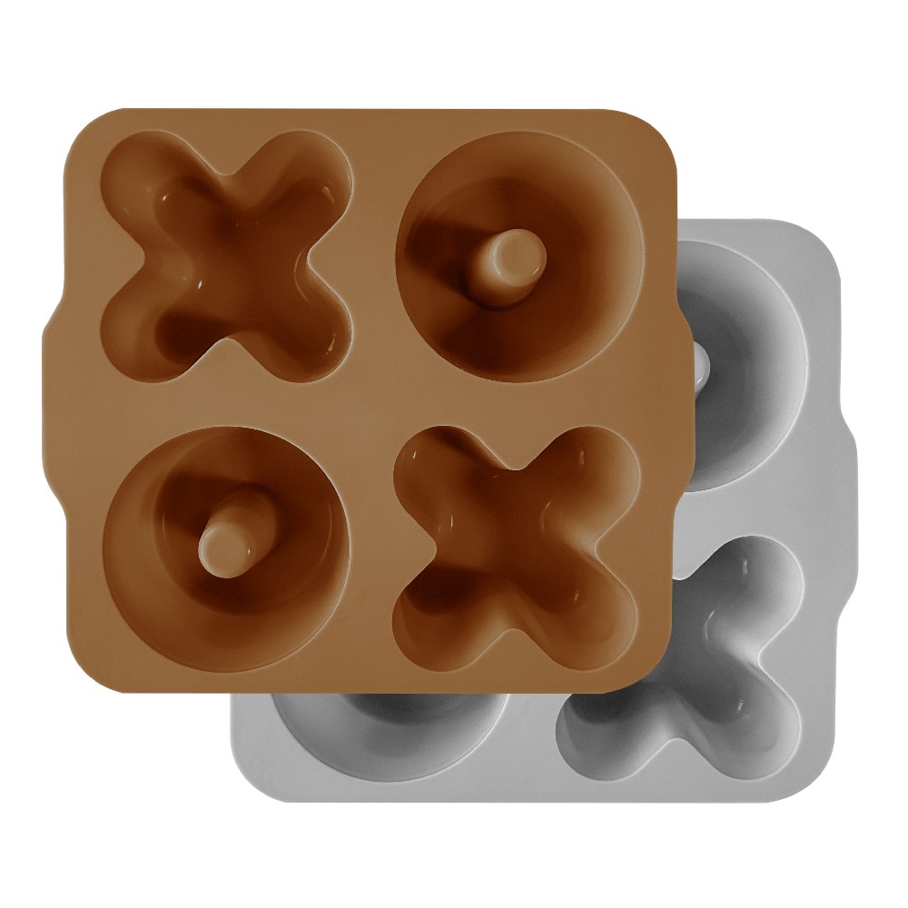 OiOi XOXO Silikon Kek Kalıbı Woody Brown / Powder Grey - 1