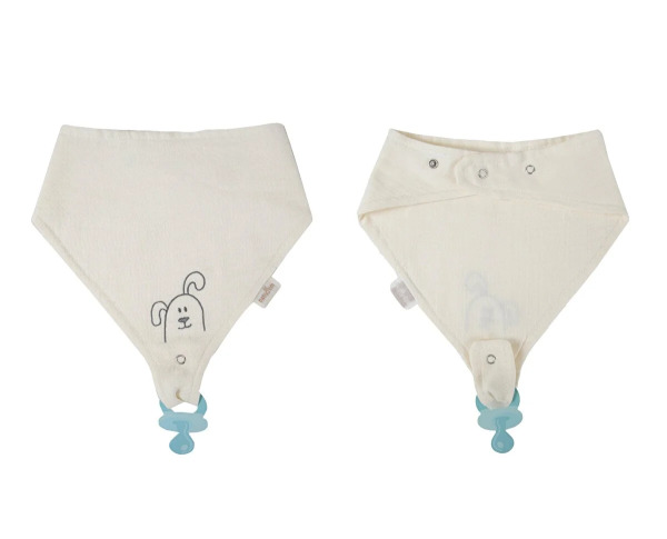 BabyJem Emzik Askılı Müslin Önlük 837 Ekru - 1