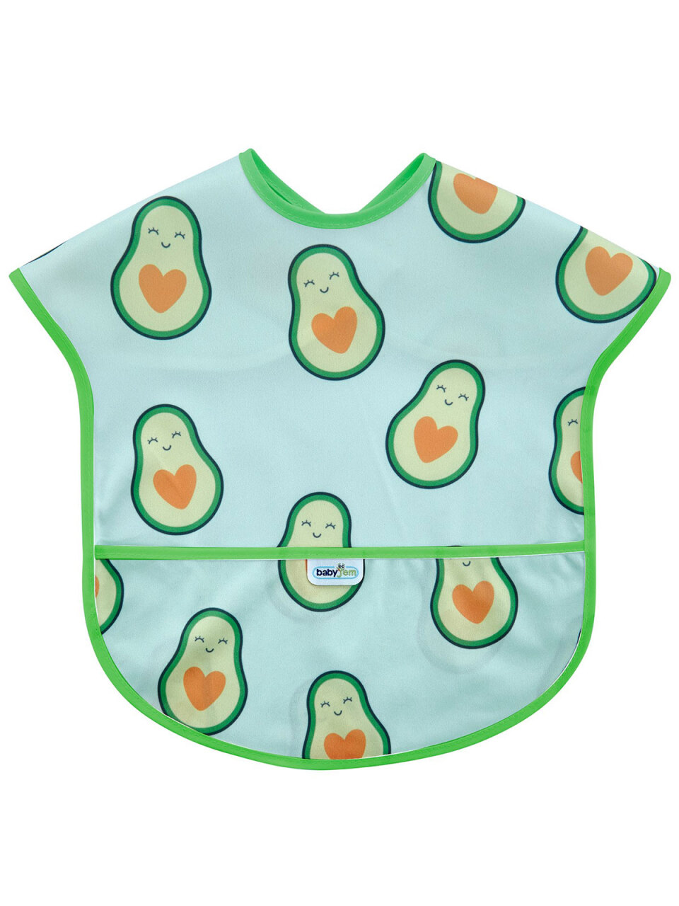 BabyJem Baskılı BLW Kolsuz Önlük 788 Avokado - 1