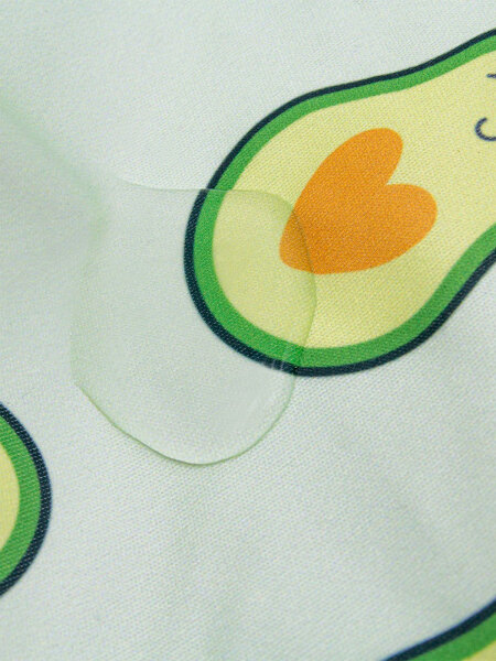 BabyJem Baskılı BLW Kolsuz Önlük 788 Avokado - 2