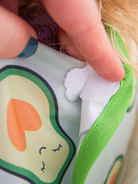 BabyJem Baskılı BLW Kolsuz Önlük 788 Avokado - 3