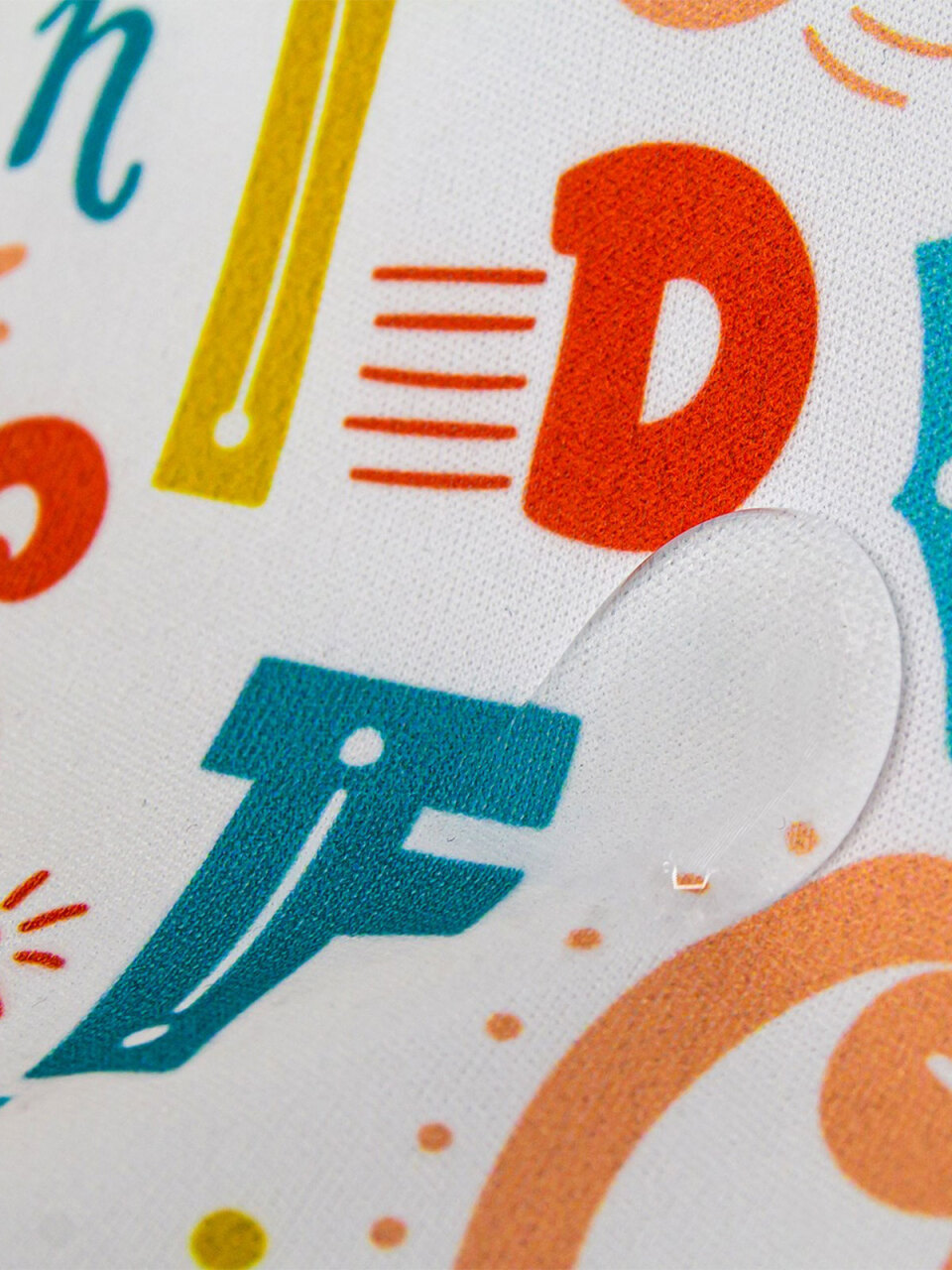 BabyJem Baskılı BLW Kolsuz Önlük 788 Harf Desen - 2