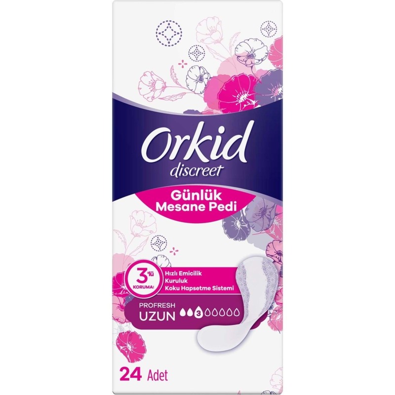 Orkid Günlük Mesane Pedi Uzun 24 Adet - 2