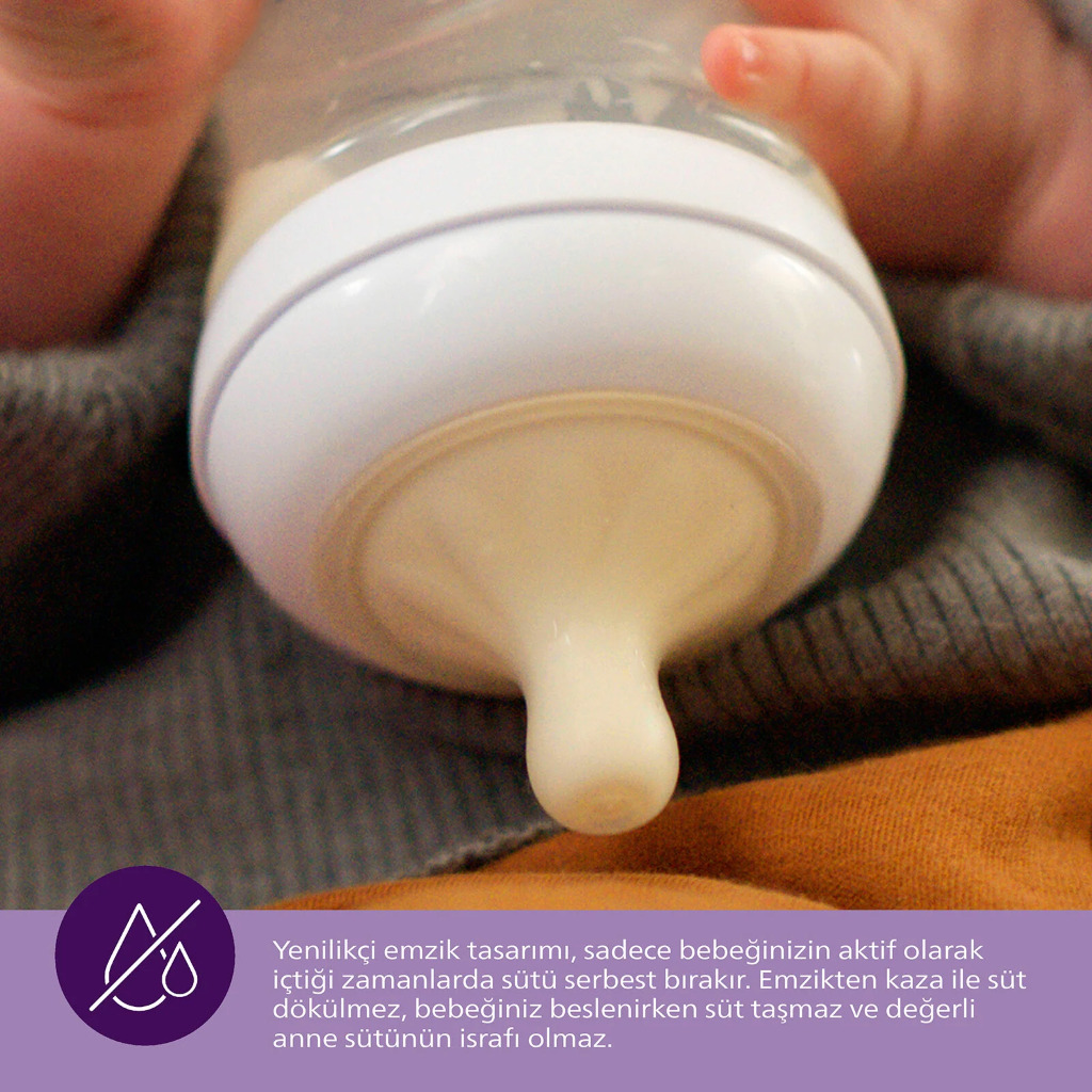 Philips Avent Doğal Tepkili Natural Response 2'Li Biberon Emziği No:2 0+ Ay - 4